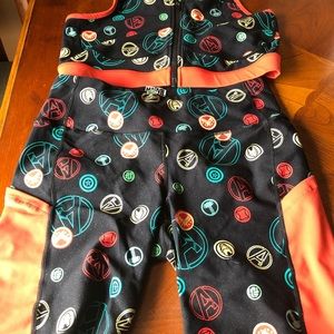 Marvel + Torrid Bra/Shorts Workout Set 1x